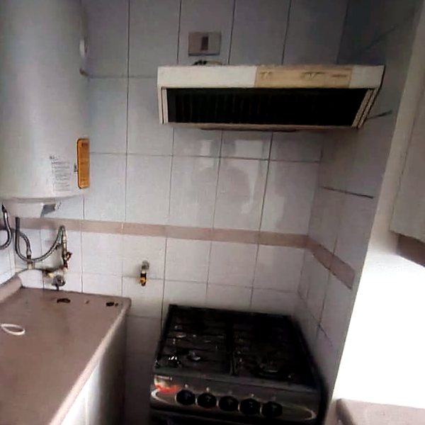 Muro de cocina con cerámica antigua